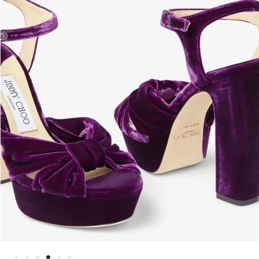 Jimmy Choo Heloise 120 Platform Heels - Picture 5 of 14